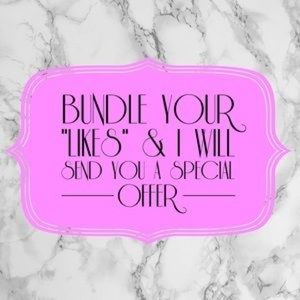 ✨BUNDLE YOUR LIKES AND ILL SEND YOU AN OFFER